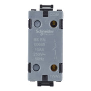 Schneider Electric Ultimate Grid system - 1-way switch module - 1 gang - black - GUG101MB